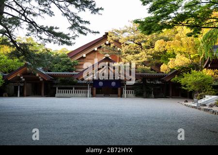 NAGOYA, JAPAN - April 16, 2016: Atsuta-jingu (Atsuta Shrine) in Nagoya, Japan Stock Photo