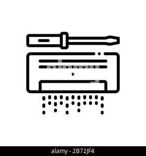 Icon for ac service,cleaner Stock Vector