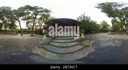 360 degree panoramic view of The largest royal mansion in Beijing