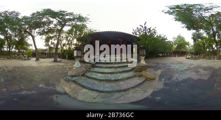 360 degree panoramic view of The largest royal mansion in Beijing