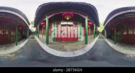 360 degree panoramic view of The largest royal mansion in Beijing