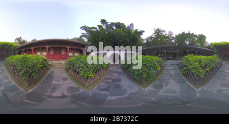 360 degree panoramic view of The largest royal mansion in Beijing