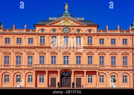 Germany, Baden-Wurttemberg, Rastatt, Herrenstrasse, residence castle Rastatt, building, place of interest, tourism, historically, architecture, castle Stock Photo