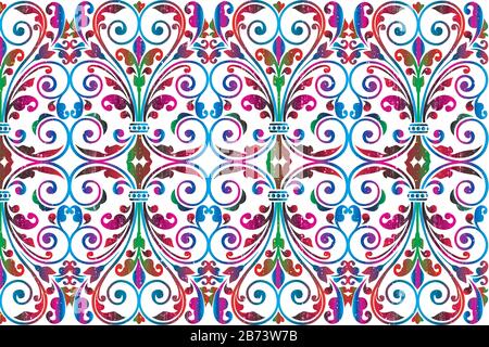 New Year Special White and Blue Background Illustration Design. This design is made by Vishal Singh Stock Photo