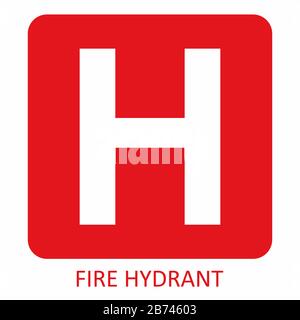 Red fire hydrant icon Stock Vector