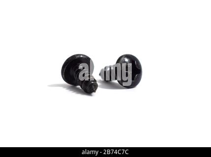 Computer Extension screw on white background Stock Photo