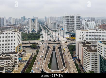 Asian city aerial Stock Photo