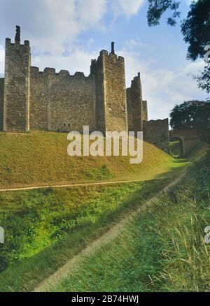 Framlington Suffolk. Framlington Castle. England. UK Stock Photo - Alamy