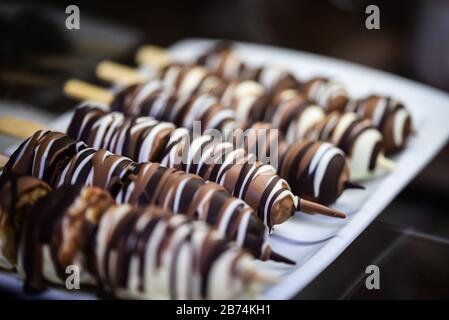 delicious mix mini cakes close up Stock Photo