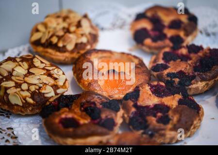delicious czech bakery breakfast dishes Stock Photo
