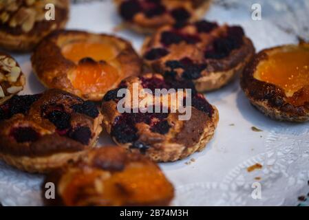 delicious czech bakery breakfast dishes Stock Photo