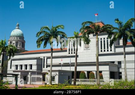 Parliament of the Republic of Singapore building. The building dates ...