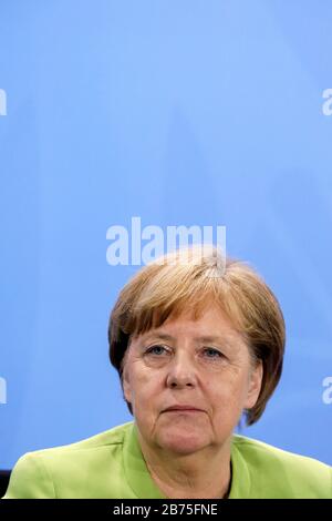 Federal Chancellor Angela Merkel in the Chancellery, on 11.06.2018. [automated translation] Stock Photo