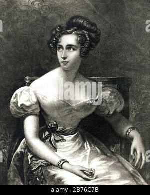 HARRIET SMITHSON (1800-1854) Irish actress and wife of Hector Berlioz Stock Photo