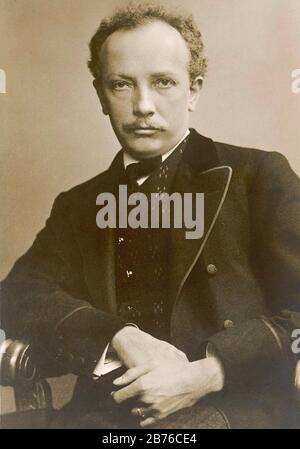 RICHARD STRAUSS (1864-1949) German composer and conductor, about 1890 Stock Photo
