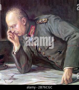 ERICH LUDENDORFF (1865-1937) German general, politician and military theorist Stock Photo