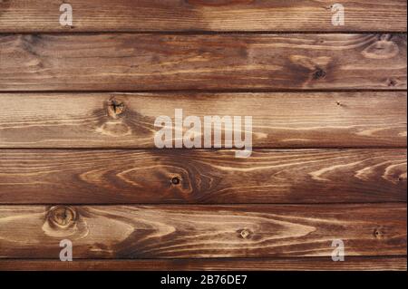 brown rustic wood wall texture background with copy space Stock Photo