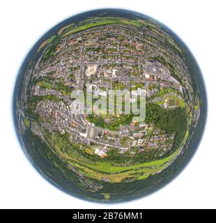 city centre of Arnsberg in Sauerland, 12.07.2012, aerial view, Germany, North Rhine-Westphalia, Sauerland, Arnsberg Stock Photo