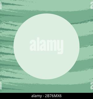 Creative watercolor brush stripes pattern. green paintbrush lines horizontal seamless texture for background. Vector Stock Vector