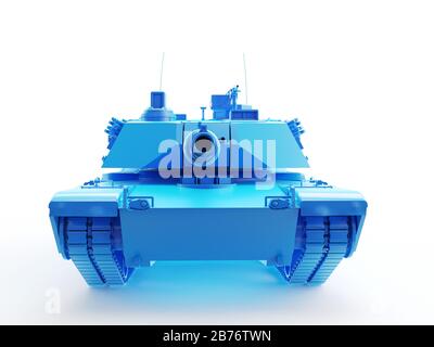 Tank, computer illustration. Stock Photo