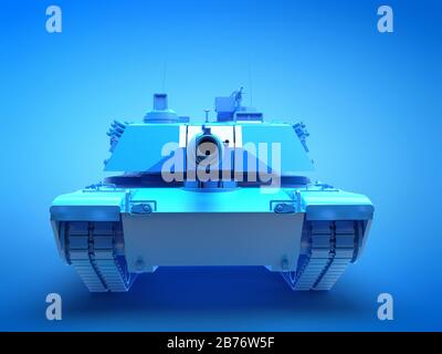 Tank, computer illustration. Stock Photo