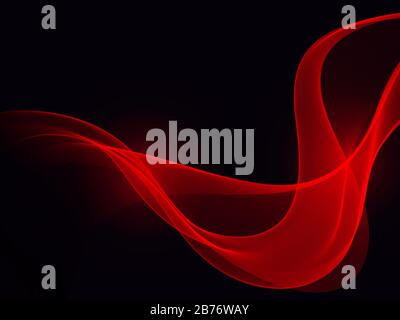 Dark red glow waves background. Vector abstract design Stock Vector