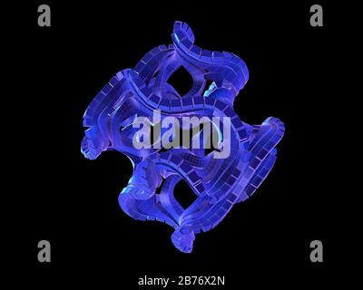 Color Gyroid Gyroid, computer illustration Stock Photo - Alamy