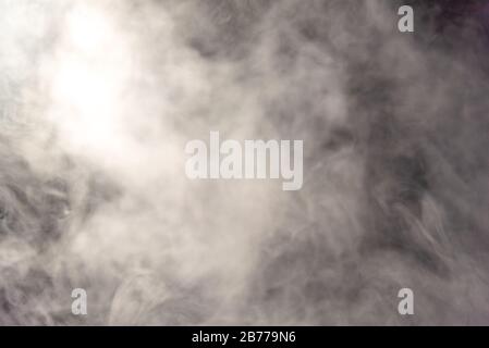 Smoke image in a black background Stock Photo