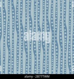 vertical stripes unisex organic seamless vector pattern Stock Vector