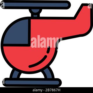 cargo helicopter on white background vector illustration design Stock Vector