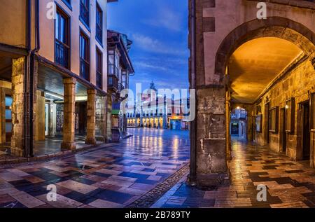 City Hall in Aviles, Asturias, Region, Spain Stock Photo