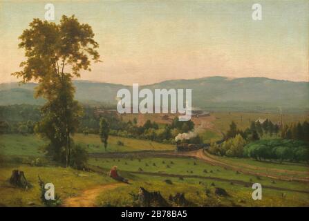 George Inness - The Lackawanna Valley Stock Photo