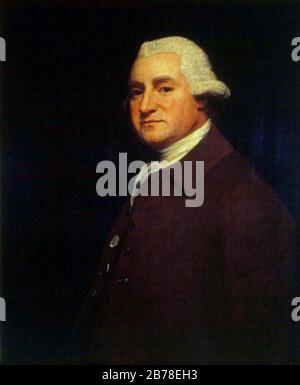 George Romney Retrato de Mr. Critchley Stock Photo - Alamy