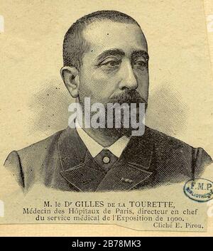 Georges Gilles de la Tourette. Stock Photo