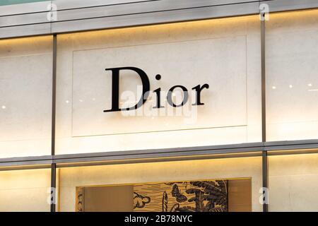 French luxury fashion house DIOR Logo Stock Photo - Alamy