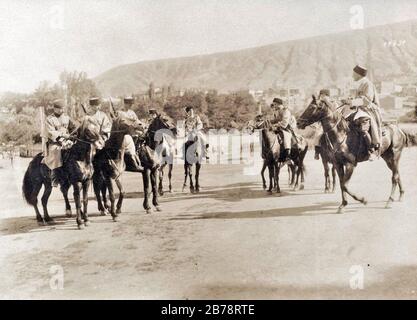 Georgian-cavalry-1918. Stock Photo