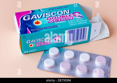 Gaviscon double action tablets hi-res stock photography and images