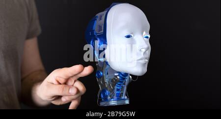 A Health Insurance Concept - digital interface Stock Photo