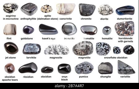 black gemstones names