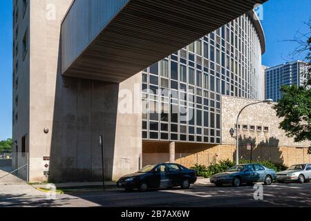 Cuneo Hospital, designed by Belli & Belli, demolished 2016 Stock Photo