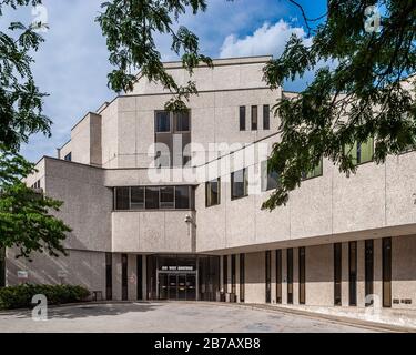 Cuneo Hospital, designed by Belli & Belli, demolished 2016 Stock Photo