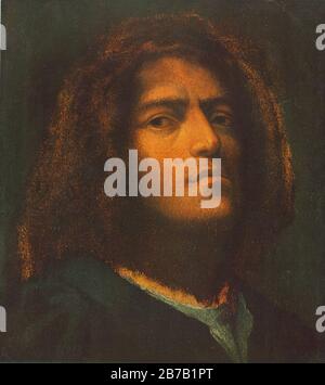 Giorgione, Self-Portrait budapest. Stock Photo