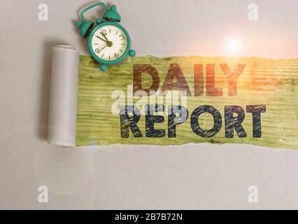 Daily Dairy Report - Home