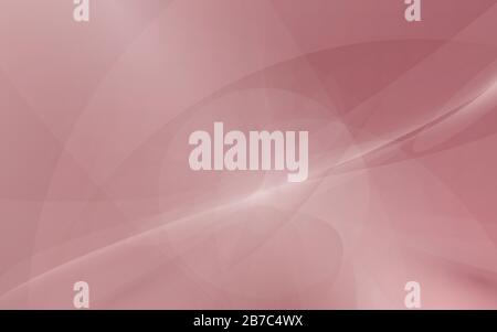 Abstract pink gold wavy with blurred light curved lines background. Futuristic technology digital hi tech Stock Vector