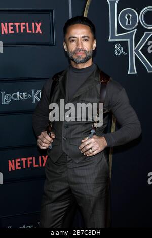 February 5, 2020, Los Angeles, CA, USA: LOS ANGELES - FEB 5:  Kamar de los Reyes at the ''Locke & Key'' Series Premiere Screening at the Egyptian Theater on February 5, 2020 in Los Angeles, CA (Credit Image: © Kay Blake/ZUMA Wire) Stock Photo