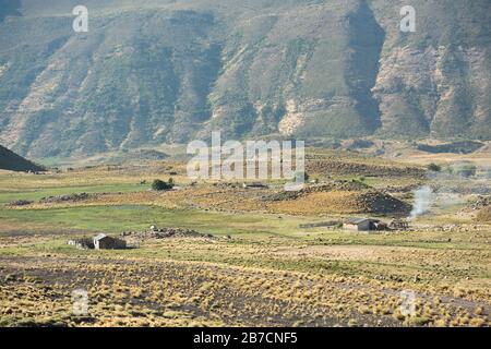 Neuquen, Argentina - March 3 2020: This is a typical Mapuche farm near to Caviahue village in western Argentina. tribe "Mapuche" was known as Ara Stock Photo - Alamy