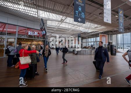 Gare de Rennes - SNCF train station in Rennes, France, Europe Stock Photo