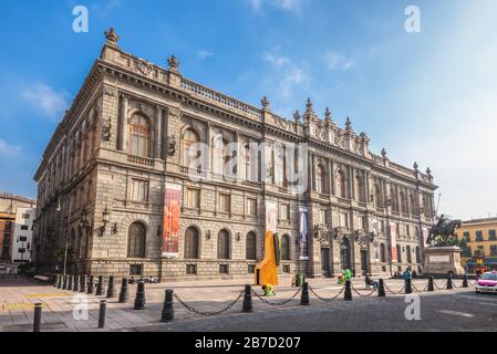 Mexico City, Mexico - November 17, 2019: Museo Nacional de Arte (MUNAL), the prior Communications and Public Works Palace Stock Photo