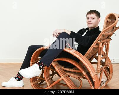 Berlin, Germany. 13th Mar, 2020. Ben Dolic, Slovenian pop singer, at a press event. He will perform for Germany at the Eurovision Song Contest 2020 in Rotterdam with the title 'Violent Thing'. Credit: Jens Kalaene/dpa-Zentralbild/ZB/dpa/Alamy Live News Stock Photo