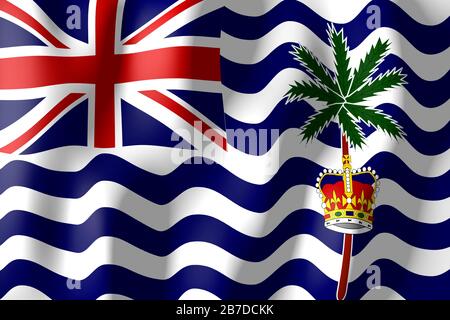 British Indian Ocean Territory flag Stock Photo - Alamy